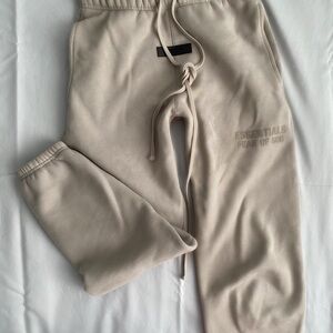 ESSENTIALS Drawstring Sweatpants in Light Taupe